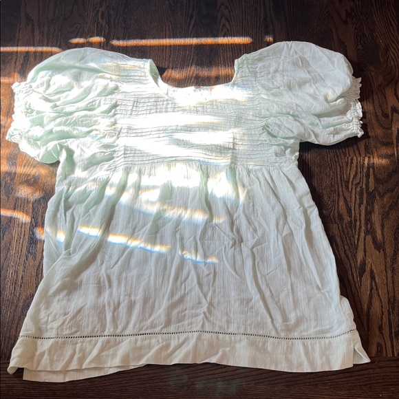 Free People Oversized Mint Green Baby Doll Dress - Picture 1 of 5